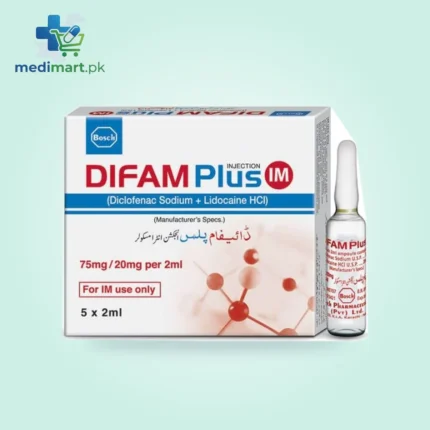 Difam Plus 75mg|2ml / 20mg|2ml Injection