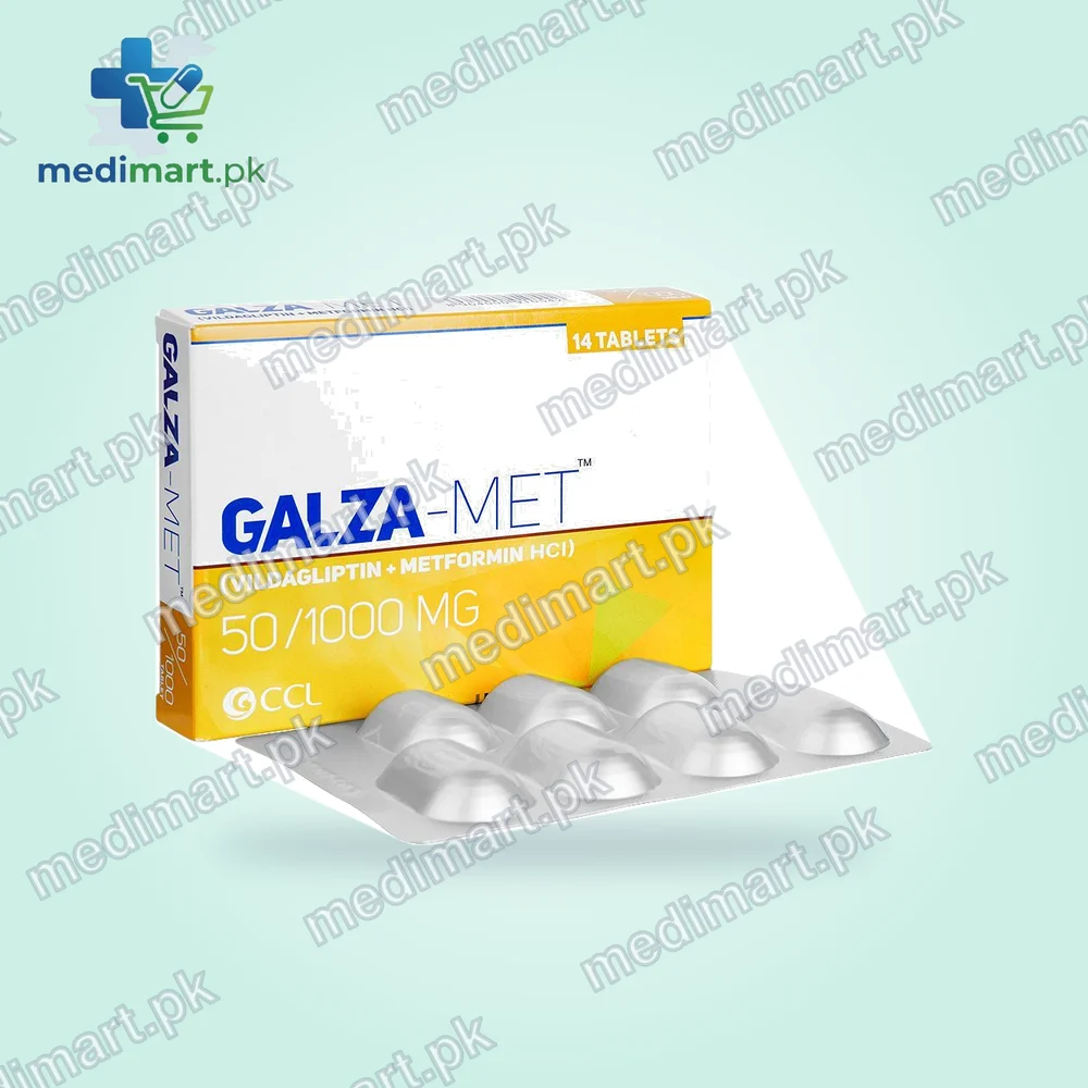 Galza-Met 50mg/1000mg Tablet