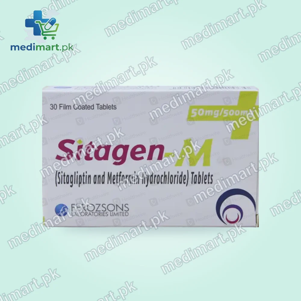 Sitagen-M 50/500 50mg/500mg Tablet Sitagen-M 50/500 50mg/500mg Tablet