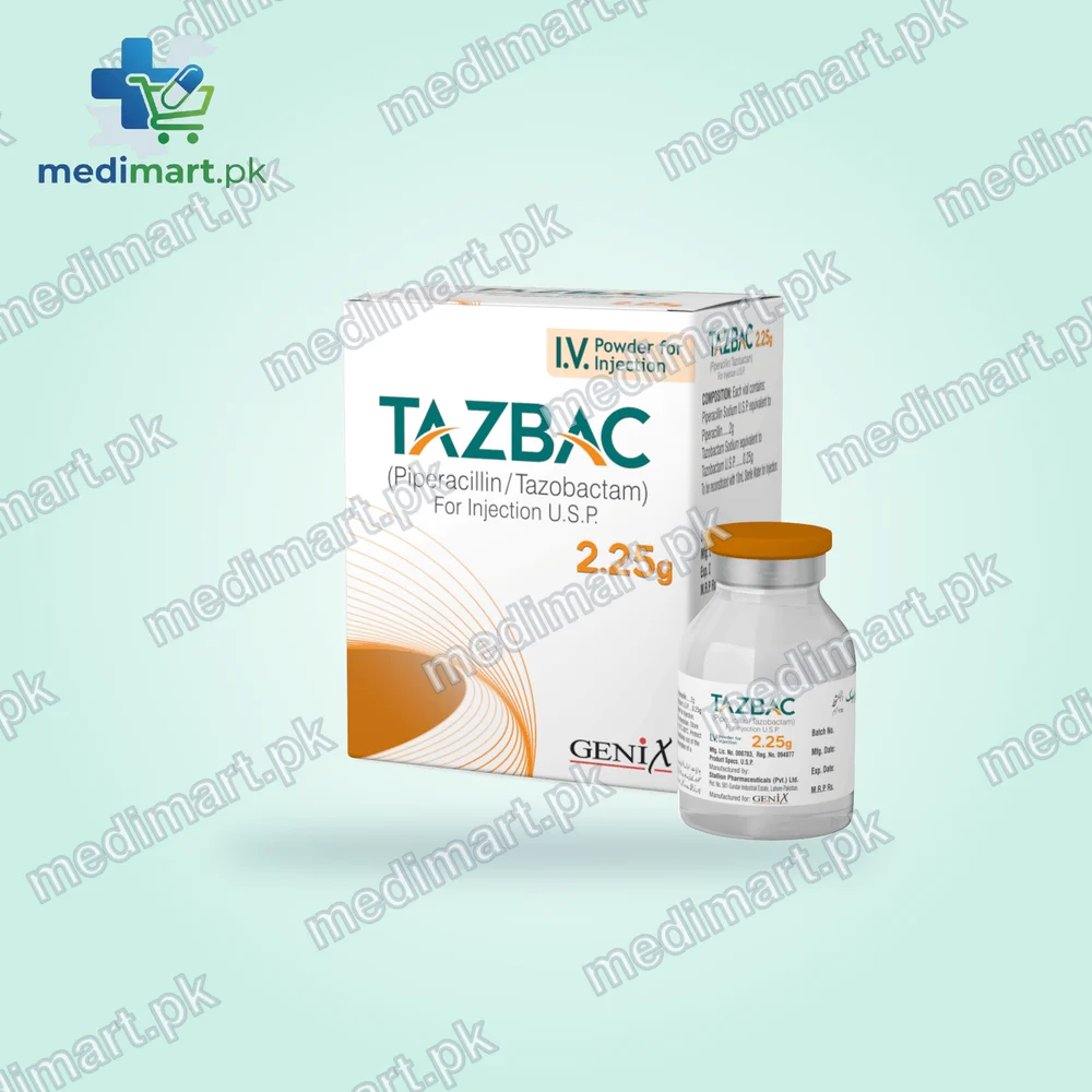 Tazbac 2.25 gm Injection Iv