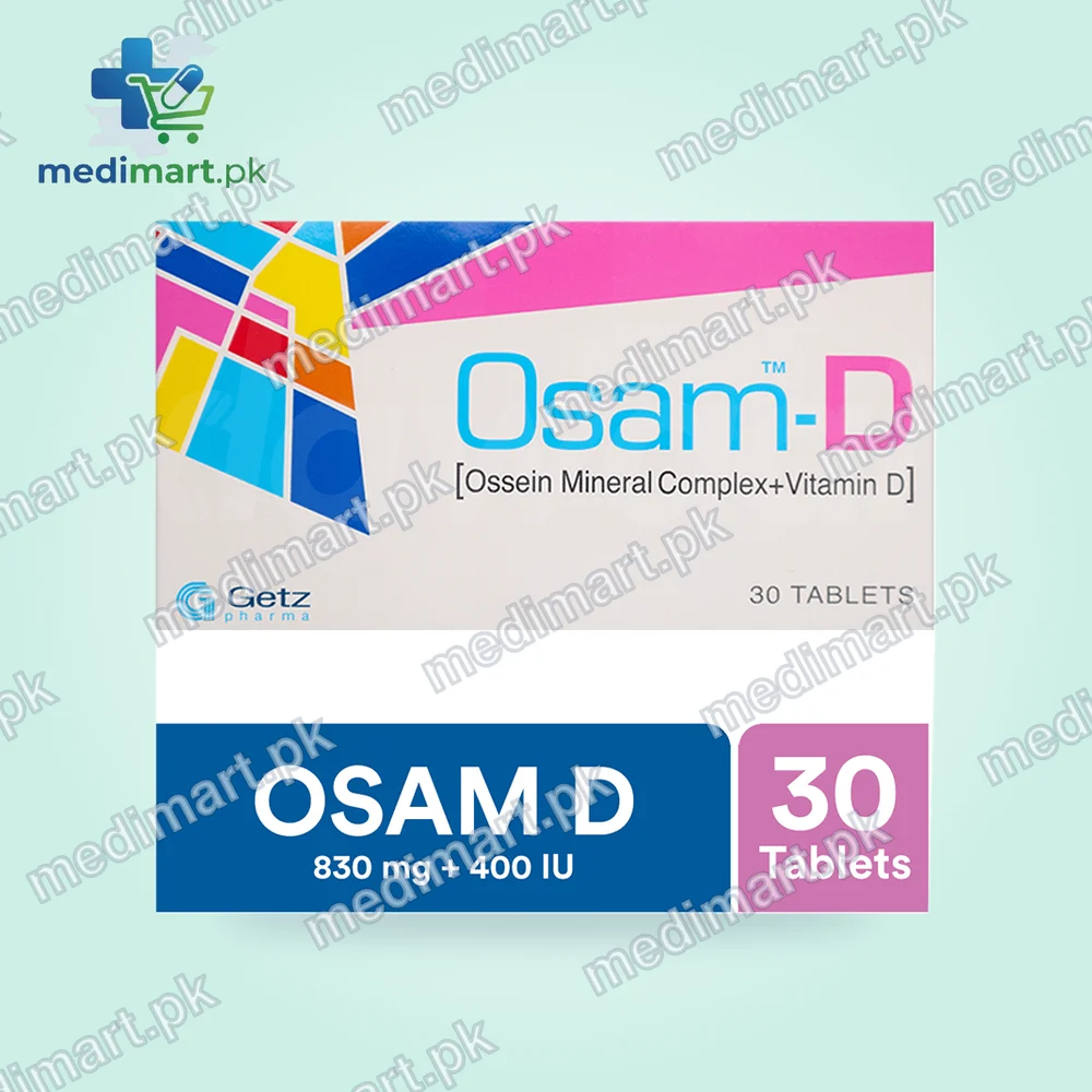 Osam-D 830 mg / 400 iu Tablet Osam-D 830 mg / 400 iu Tablet