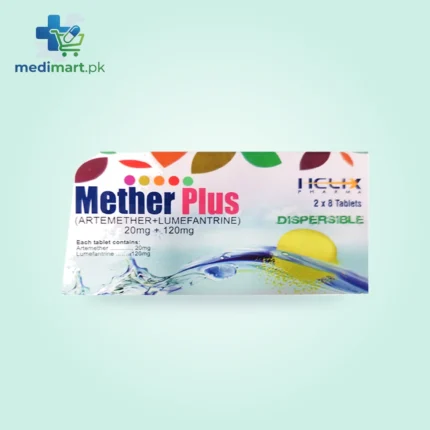 Mether Plus 20 mg / 120 mg Tablet Dispersible