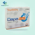 Dapa-Met 5mg/1000mg Tablet