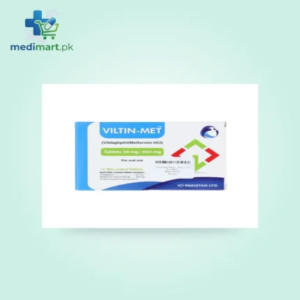 Viltin-Met 50mg / 1000mg Tablet