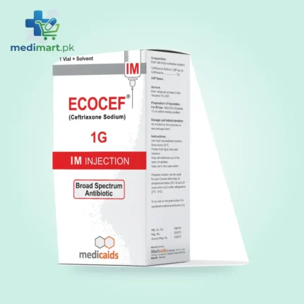 Ecocef 1gm Injection