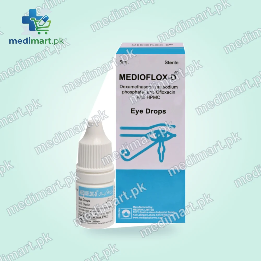 Medioflox-D 0.1%/0.3% Drops