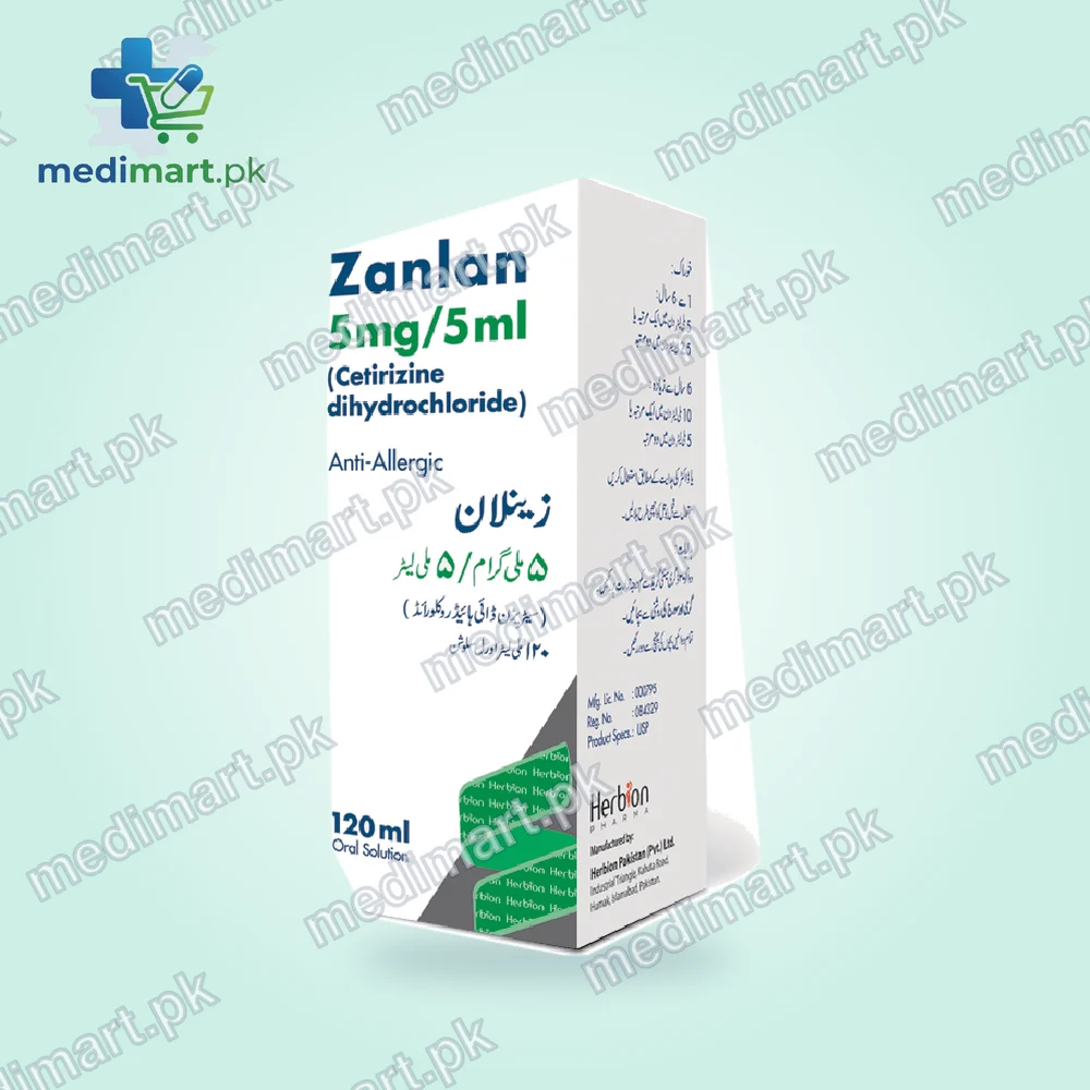 Zanlan 5mg/5ml Syrup Zanlan 5mg/5ml Syrup
