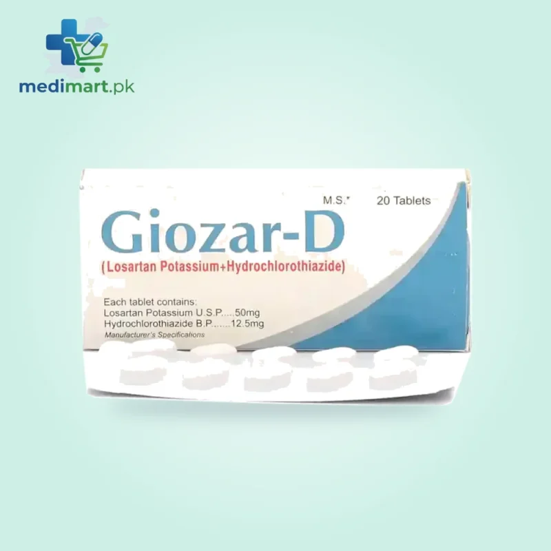 Giozar-D 50mg/12.5mg tablet