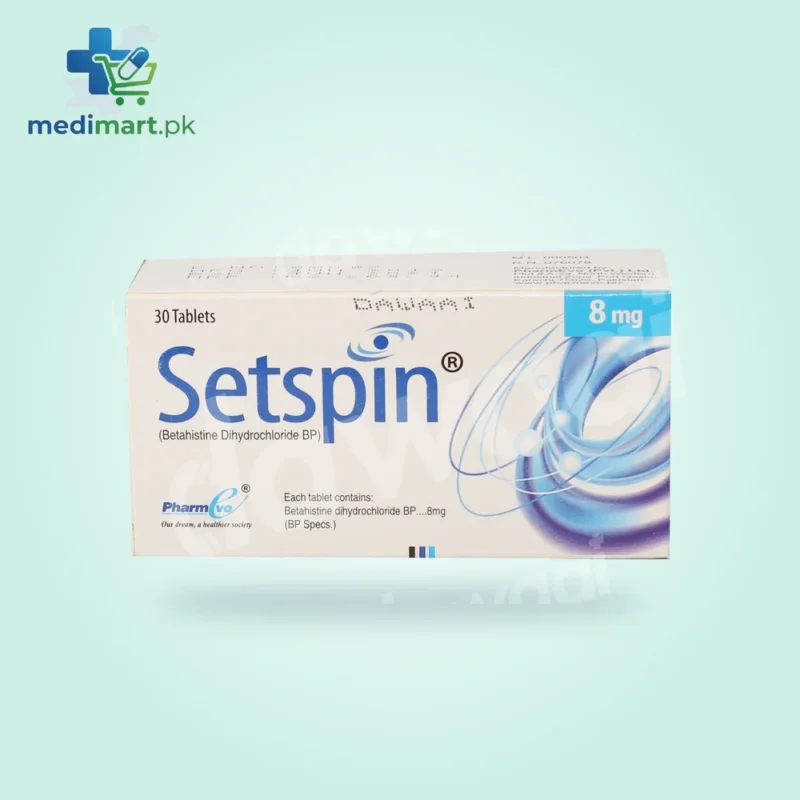 Setspin 8mg Tablets