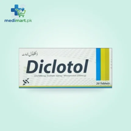 Diclotol 50mg / 0.2mg Tablet