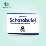 Schazobutol 400mg Tablet