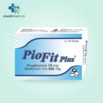 Piofit Plus 15mg/500mg Tablet