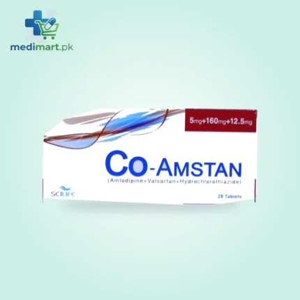 Co-Amstan 5mg + 160mg + 12.5mg Tablet
