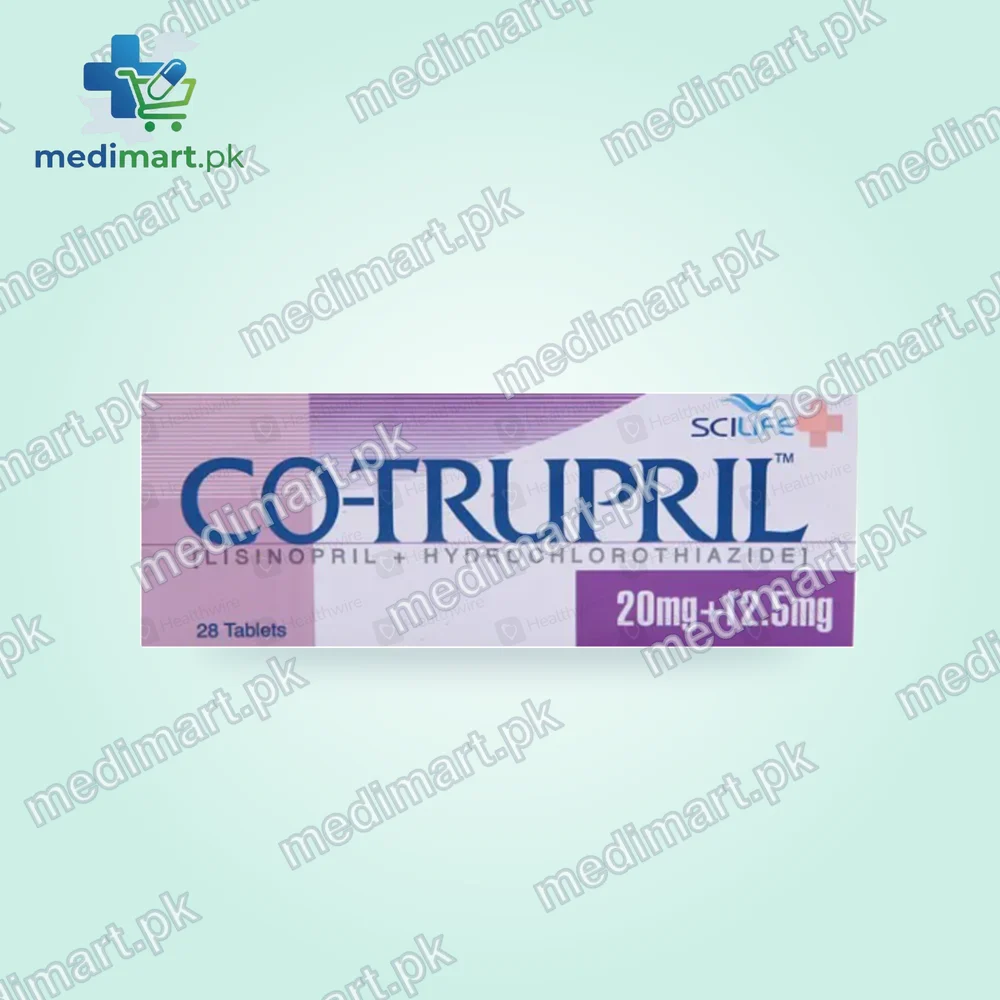 Co-Trupril 20mg/12.5mg Tablet Co-Trupril 20mg/12.5mg Tablet