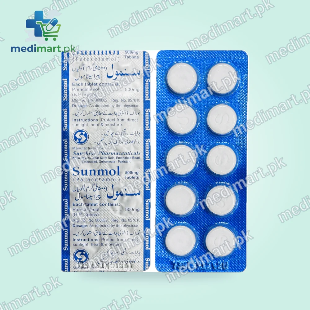 Sunmol 500 mg Tablet