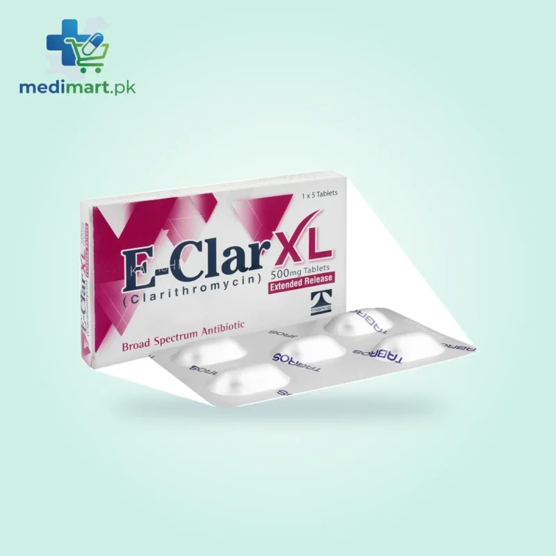 E-Clar 500mg Tablet Xl