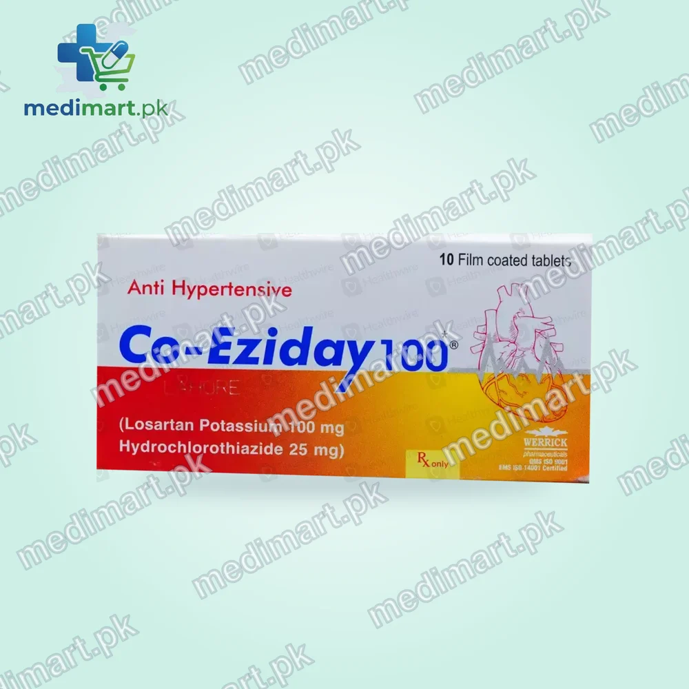 Co-Eziday 100mg/25mg tablet