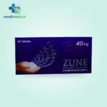 Zune 40mg tablet