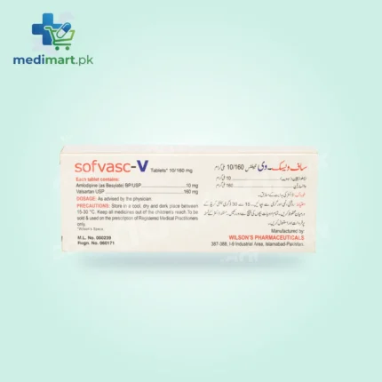 Sofvasc-V 10mg/160mg Tablet