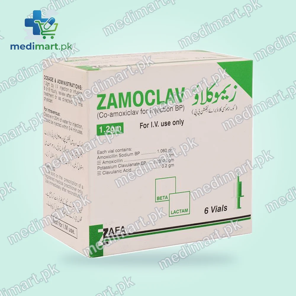 Zamoclav 1. 2 gm injection iv