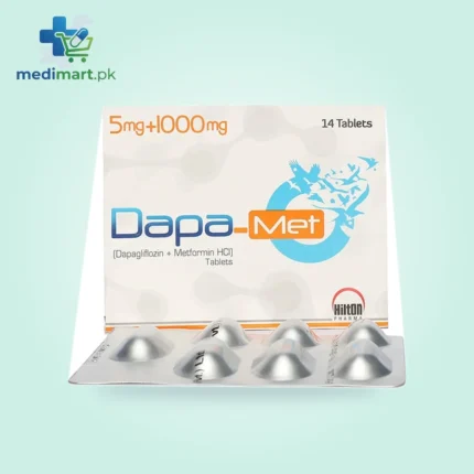 DAPA MET 5/1000 MG TABLET