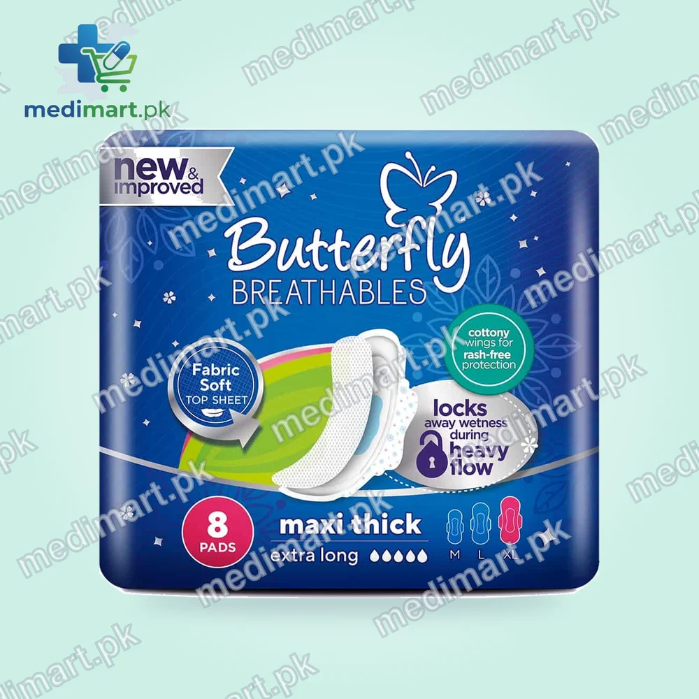 Butterfly Breat Maxi Thick Extra Long 8s Butterfly Breat Maxi Thick Extra Long 8s