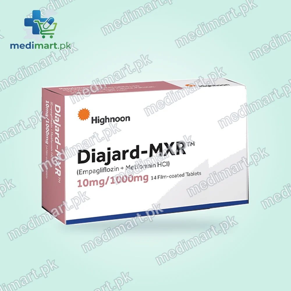 DIAJARD MXR 10/1000MG TABLETS 14 DIAJARD MXR 10/1000MG TABLETS 14