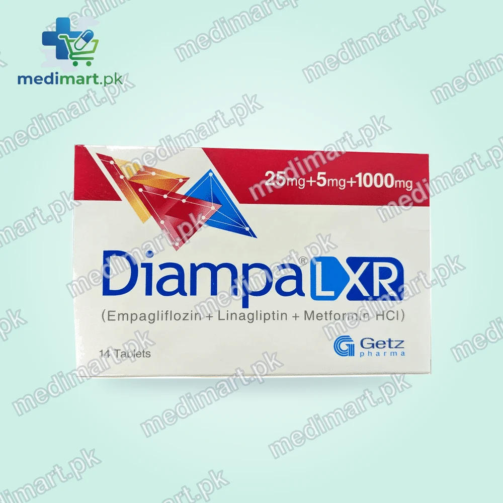 DIAMPA L XR 25MG +5MG+1000MG TABLETS