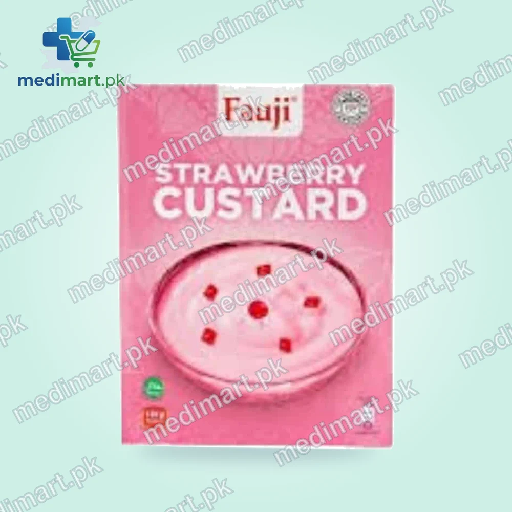 FAUJI CUSTARD 120GM STRAWBERY