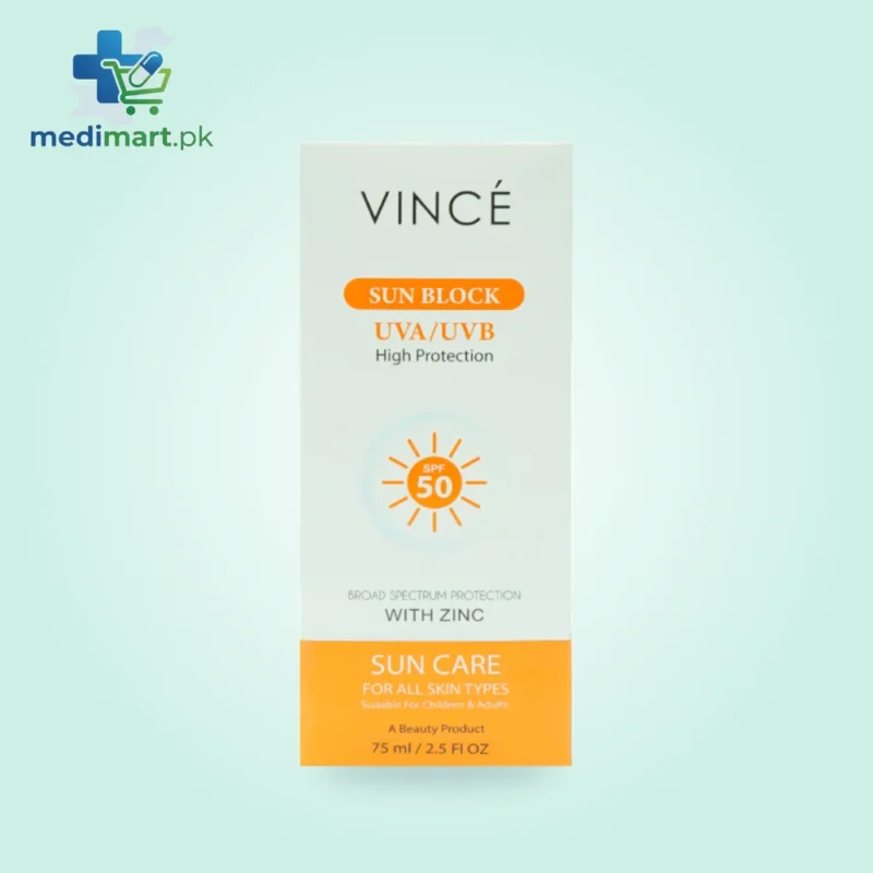 VINCE SUN BLOCK UVA/UVB SPF50
