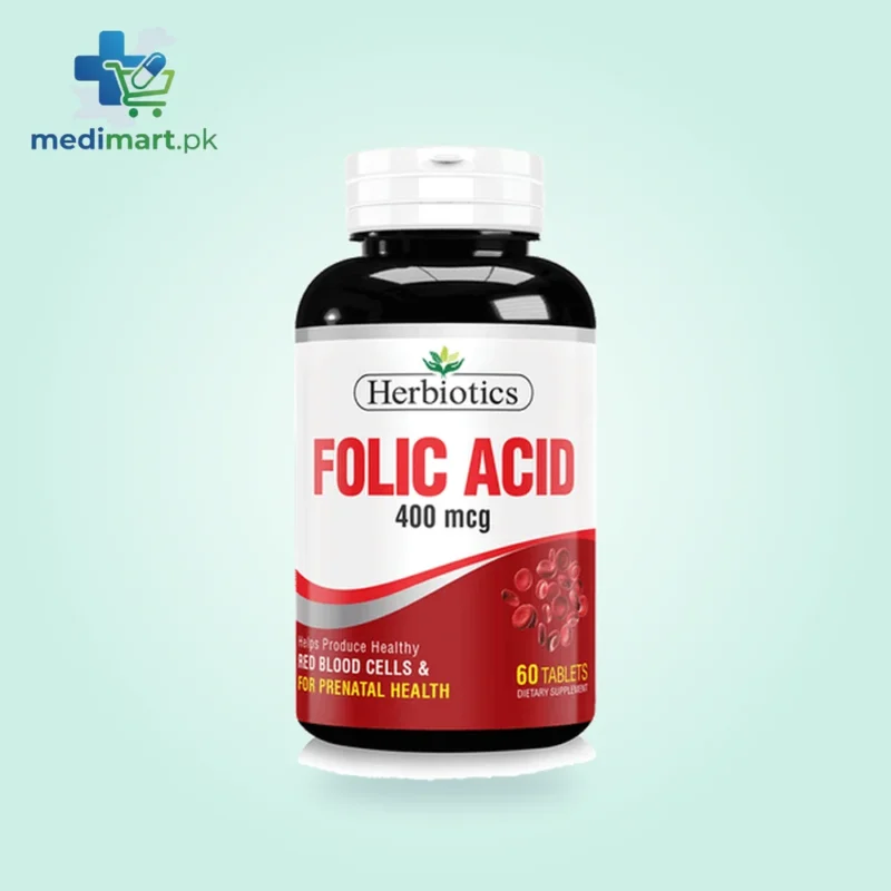 Folic Acid (Herbiotics) 400mcg