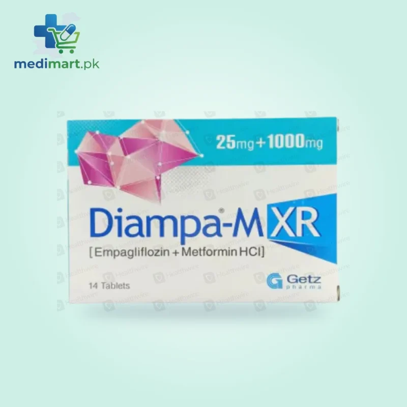 Diampa M XR 25/1000 mg 14s