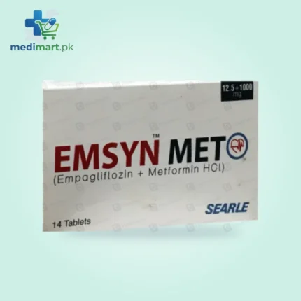 EMSYN MET 12.5/1000 MG TABLET 14S
